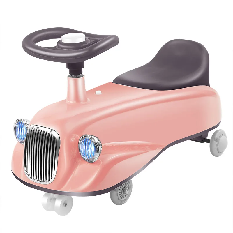 New Baby Swing Car Anti-Side Drop 1-3 Years Old Boy Children Swing Car 3-6 Years Old Baby Luge Scooter Baby Car  Ride on Toys