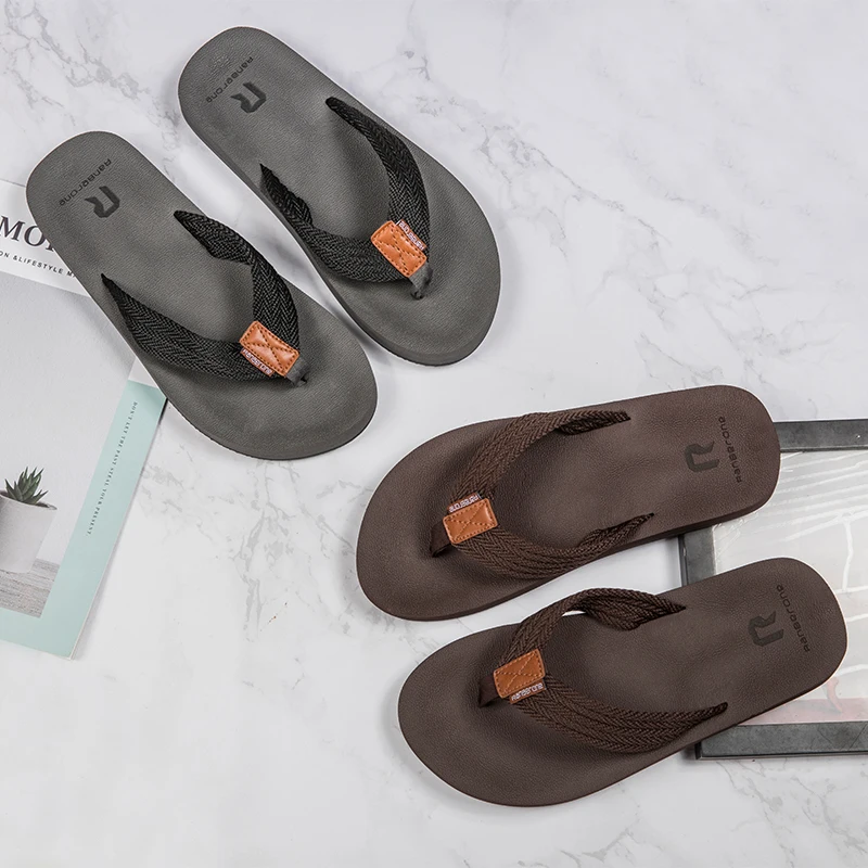 Große Größe 49 50 Männer Flip Flops Sommer Massage Hausschuhe neue lässige Rutschen Männer rutsch feste Strand Indoor Hausschuhe Männer сланцы