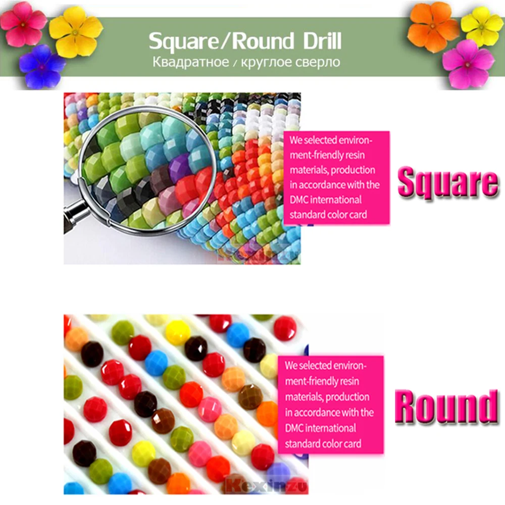 Dpsprue 5D Diy Full Square Round Stone Resin Diamond Painting Cross Stitch dance 3D Embroidery Diamant Mosaic Gift