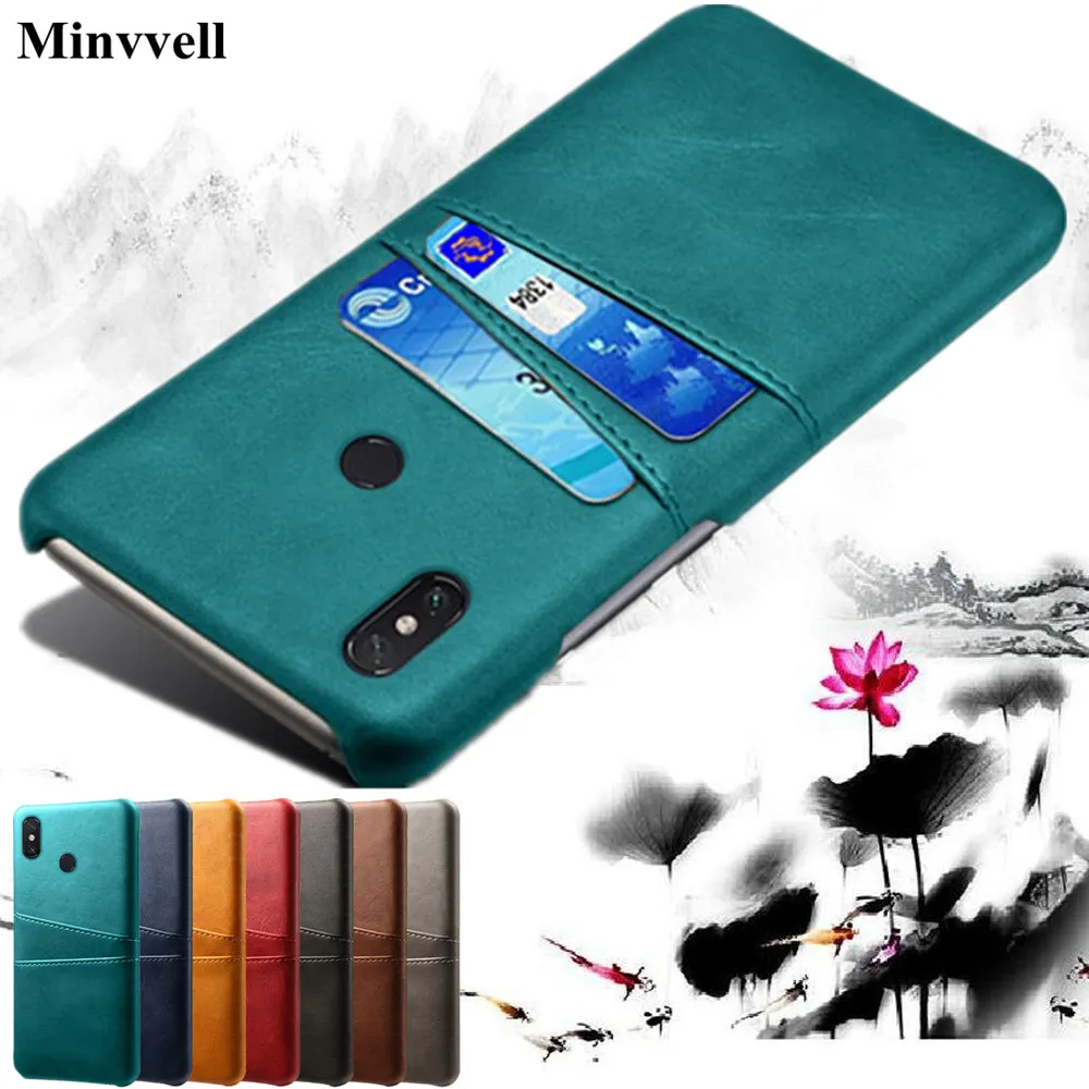 

Case For Xiaomi Mi Max 3 2 Mix 2s 2 3 Card Slot Cover PU Leather+PC Back Cases For Xiaomi Pocophone f1 Poco F1 Mi Play max3 max2