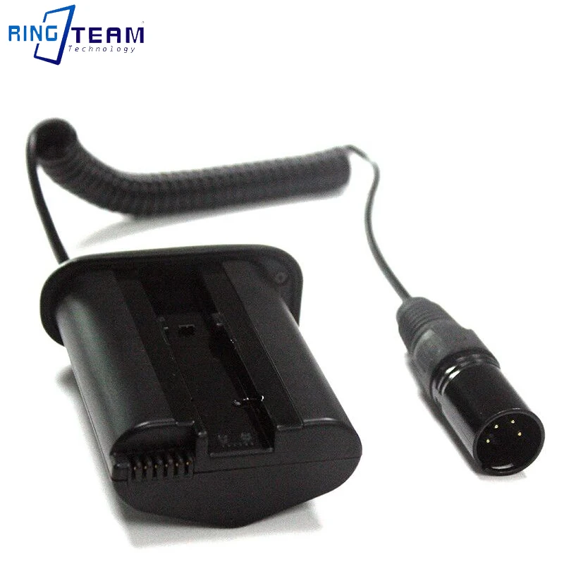 4 Pins XLR Male to LP-E4 LP-E19 DR-E4 DC Coupler Spring Cable For Canon 1DC 1DX 1D3 1D4 1Ds MarkIII IV Cameras