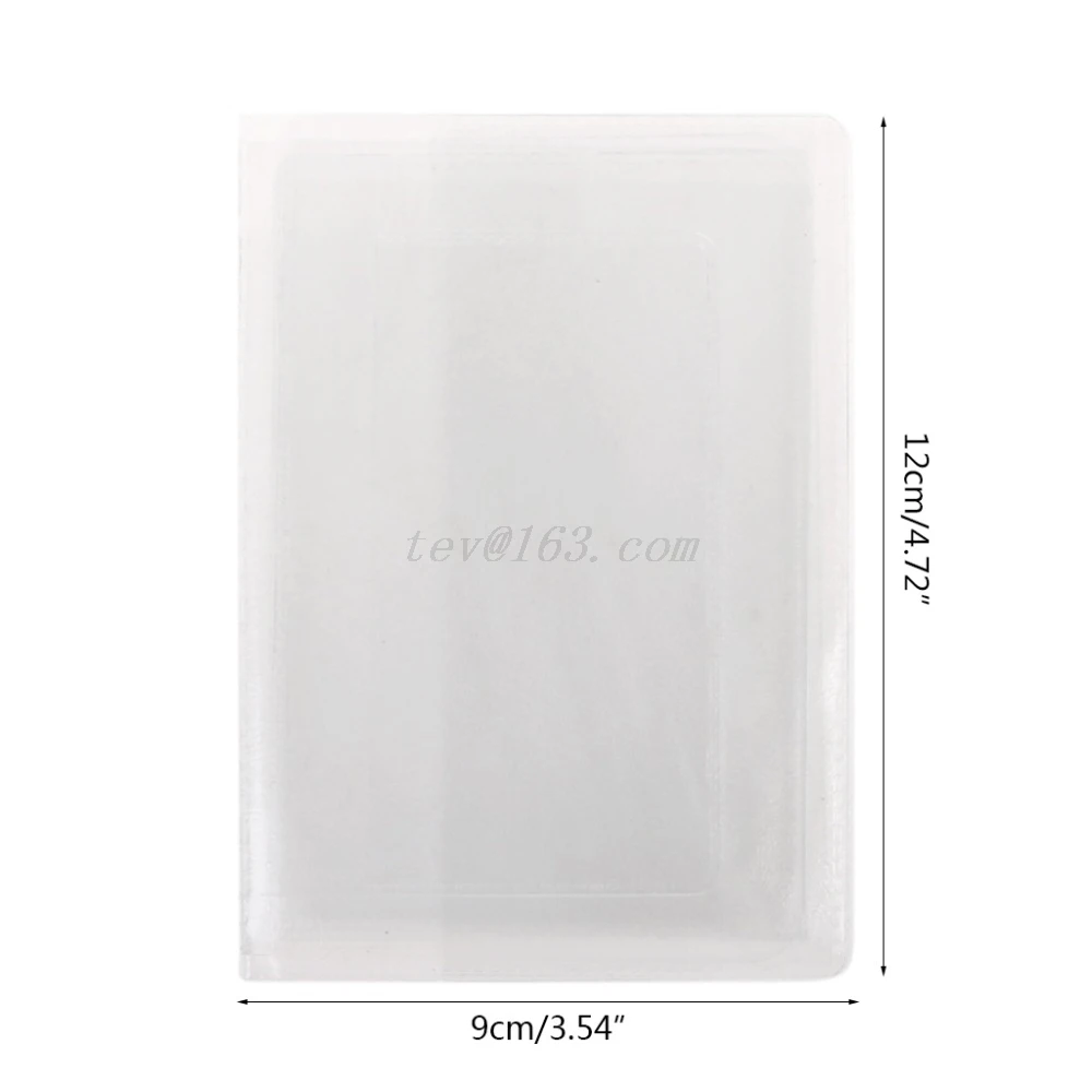 

PVC Transparent Auto Documents Cover Russian Driver's License Case Protect Car ID Card Holder for Men