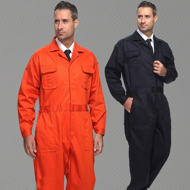 Baju kerja pelaut baju kerja pakaian kotor tahan debu retardant jumpsuit pabrik setelan pengelasan baju coveralls tahan aus 4XL