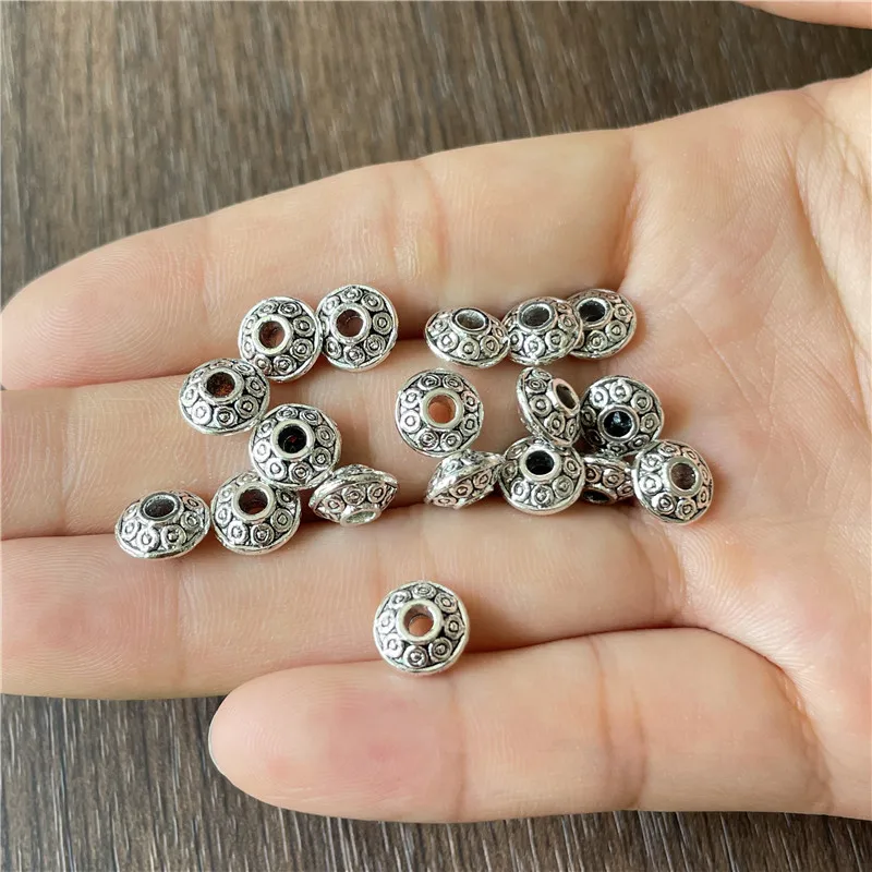 JunKang Charm Discs Separated Beads Loose Fashion Jewelry Making DIY Handmade Bracelets Necklace Earrings Accessories