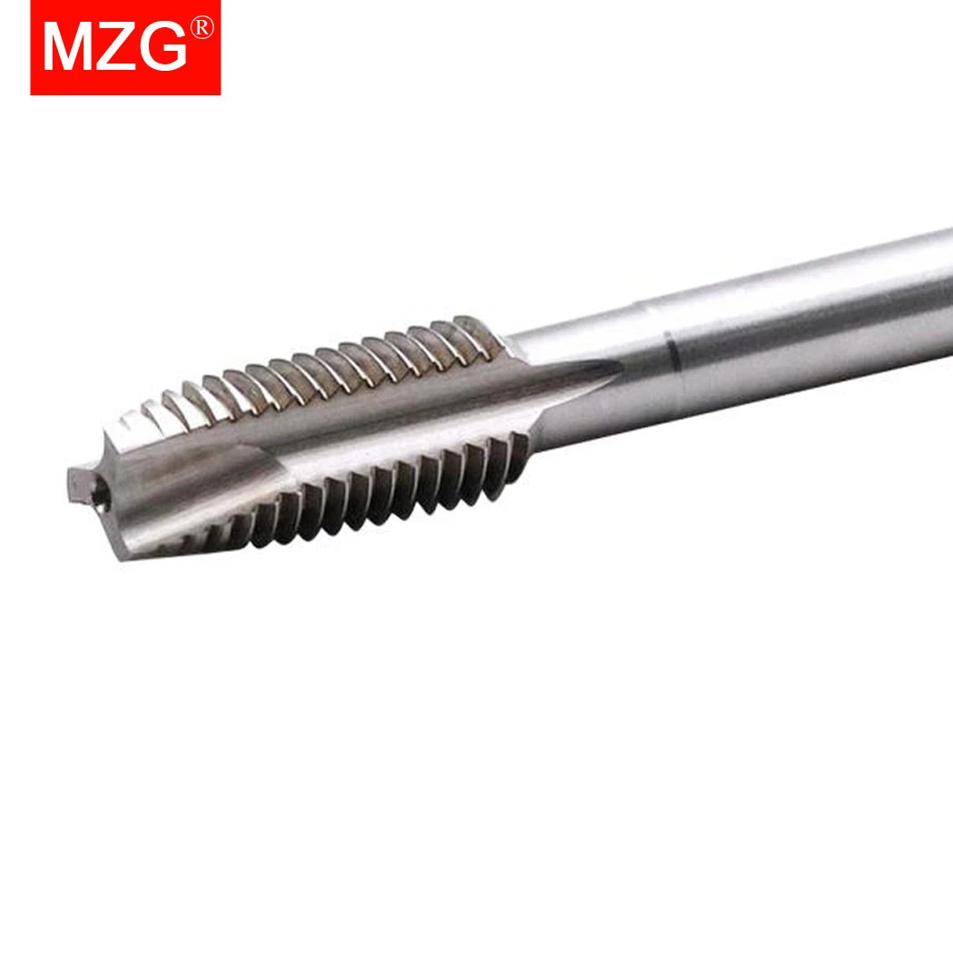 Imagem -03 - Mzg-torneira Espiral Reta da Flauta Cnc Extrusão de Jis Rosca Hss Torneiras do Parafuso da Máquina Parafuso Sulco Através do Furo Cego m2 m4 m8 M16 M10 M12 1pc