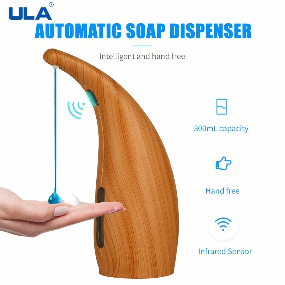 300ML Soap Dispenser Automatic Desinfektionsmittel Spender Waterproof Sensor Soap Dispenser for Hotel Kitchen Bathroom Hospital