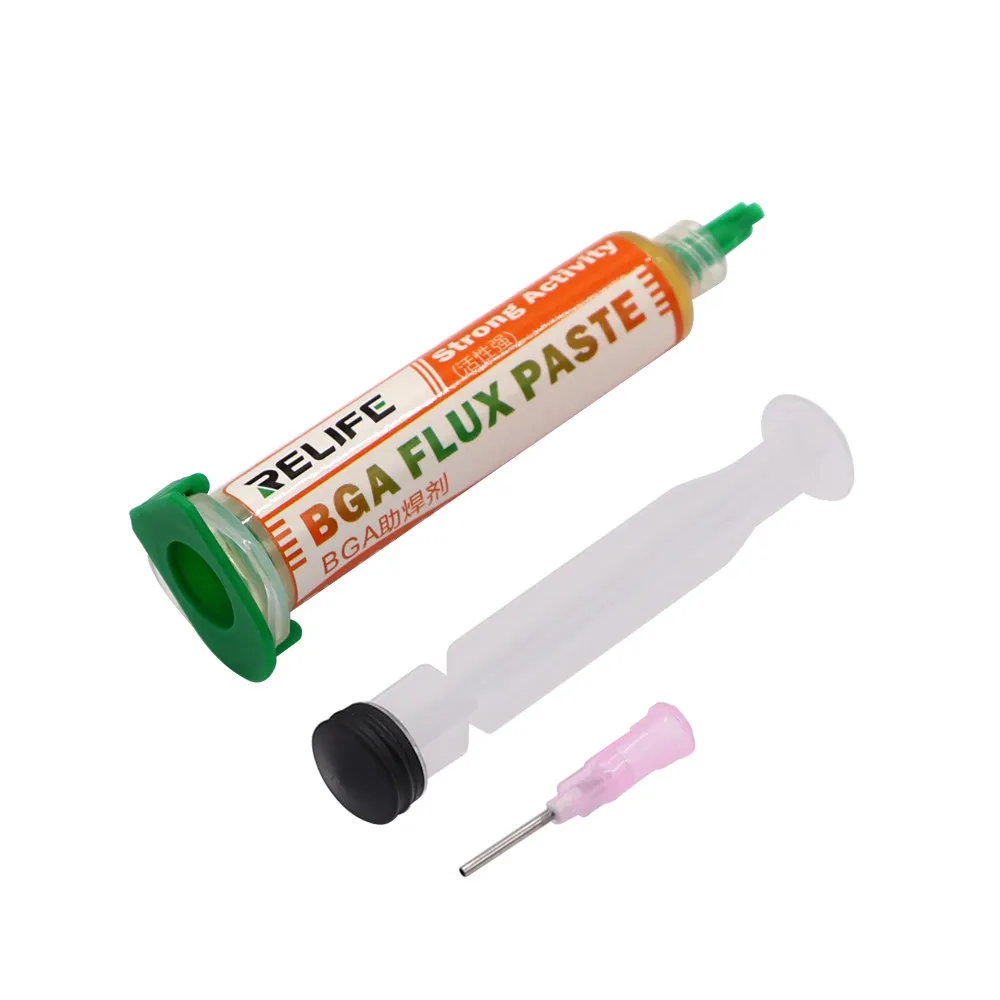 Strong activity Halogen free Relife BGA Flux Paste 10CC RL-420 RL-421 RL-422 Soldering Paste Flux BGA SMD PGA PCB Repair Flux