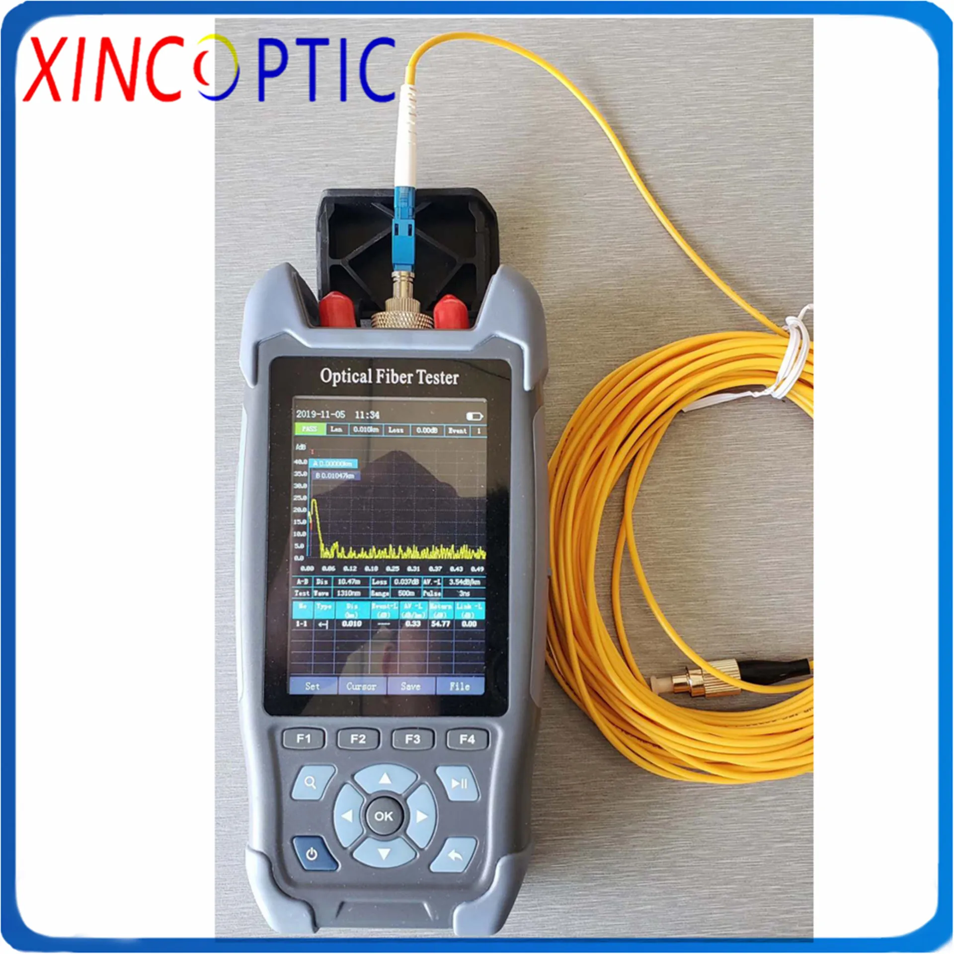 NK3200S Mini OTDR Reflectometre FTTH 1550nm Fiber Optic Tester Multifunction with Optical Power Meter OPM VFL Light Source