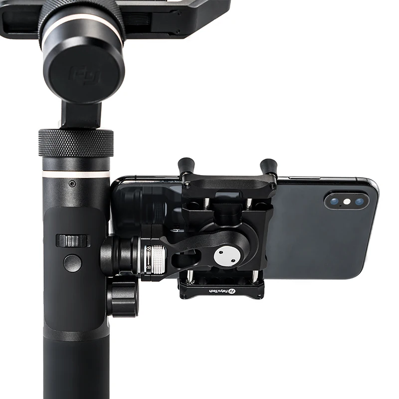 Feiyu adattatore per supporto per telefono per G6 G6 Plus supporto per morsetto con Clip per staffa per Action Camera Gimbal iPhone X 8 7 Samsung