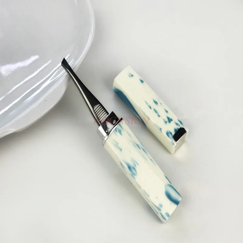 ステンレス鋼眉毛ピンセット眉毛クリップピンセットステンレス鋼傾斜先端ピンセットメイクアップツール脱毛デザイン販売