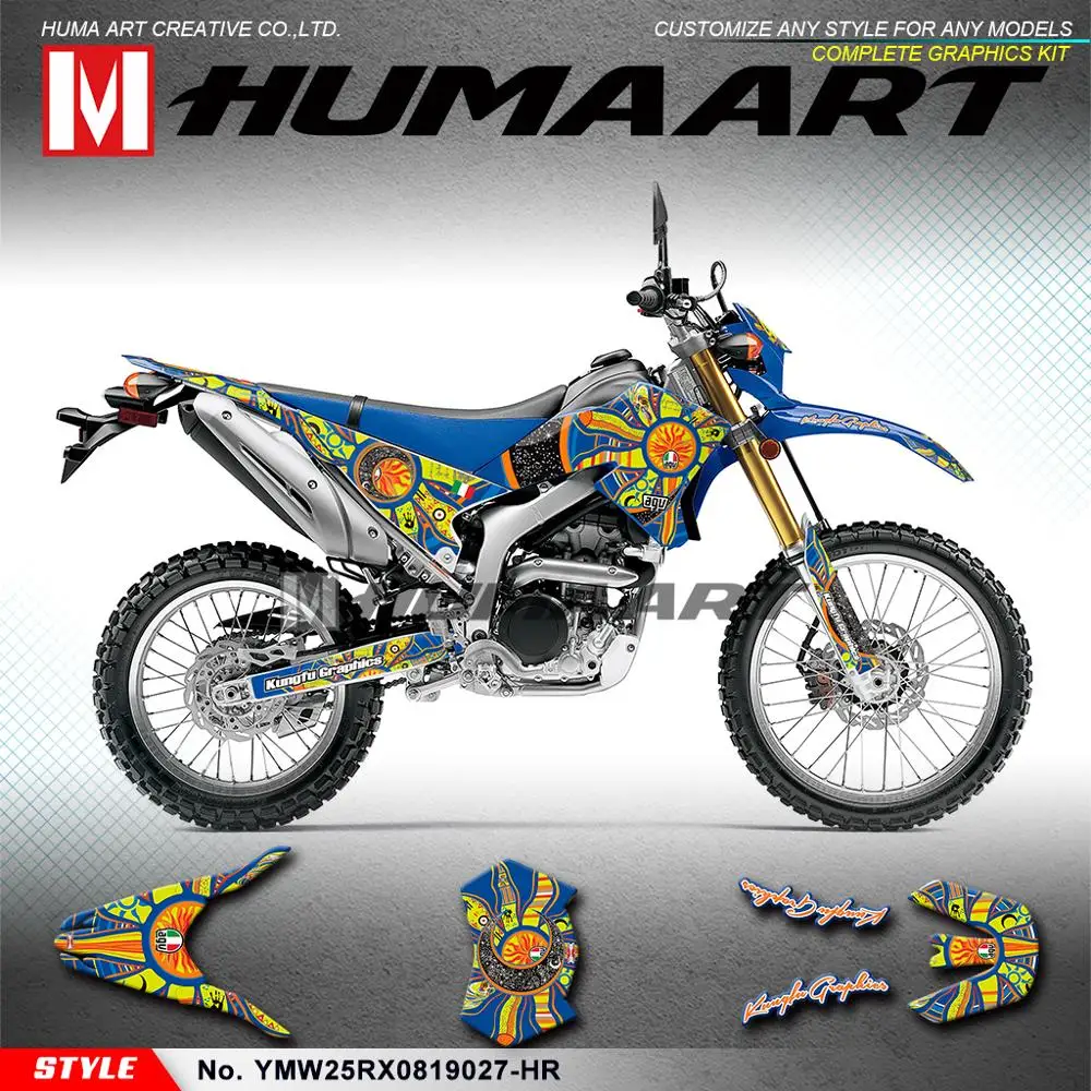 

HUMAART Full Graphics Dirt Bike Stickers Kit MX Wrap for Yamaha WR250R WR250X WR 250 R X WR 250R 250X 2008 to 2020