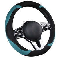 9 Colors Car Steering Wheel Covers 4 Seasons Warm Soft For 37-38CM Skin-friend Braid on Steering-Wheel Wrap Protector Anti-slip