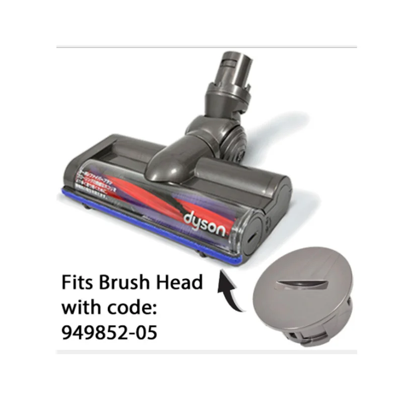 Filtro a rullo con spazzola in setola da 18.5cm/22.5cm per DYSON V6 ANIMAL DC59 DC62 SV03 coperchio del cappuccio dell'estremità della barra della spazzola del gruppo pulitore del rullo