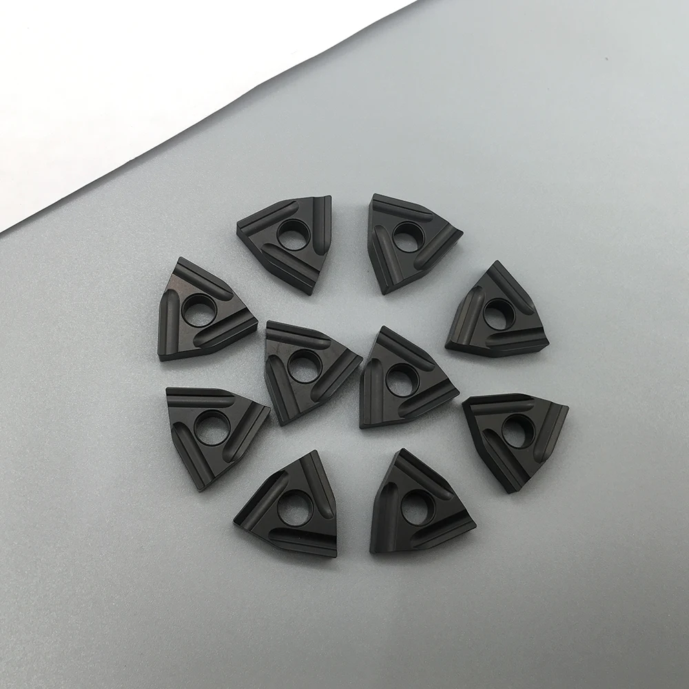 10 sztuk WNMG080404L-S FT4125 narzędzia maszynowe Accesorios De Torneria do toczenia narzędzia płytki z gwintem węglikowym części ze stali nierdzewnej