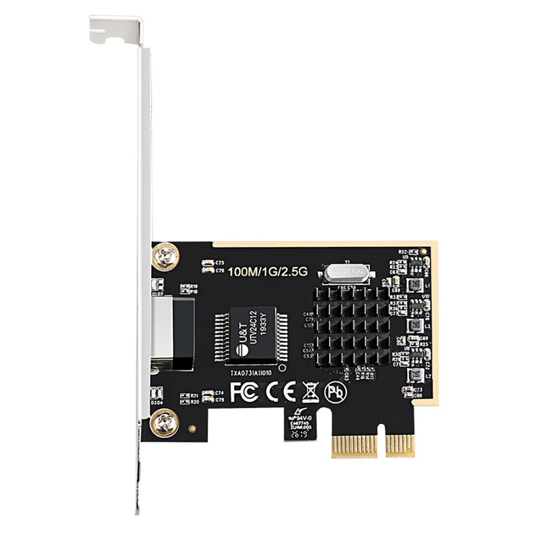 

PCIE Card 2500Mbps Gigabit Network Card 10/100/1000Mbps RTL8125 RJ45 Wired Network Card PCI-E 2.5G Network Adapter LAN Card