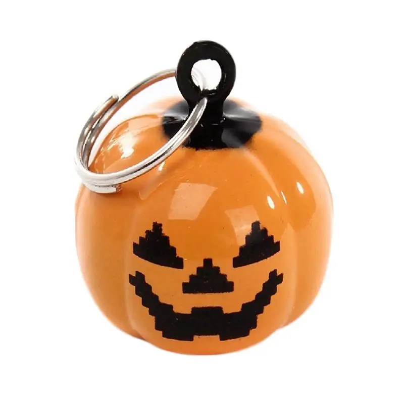 Cartoon Pendant Pumpkin Pet Punny Dog Bell Cat Clothe Charming  Halloween DIY Decoration Pet Toy Decor DIY Necklace Accessories