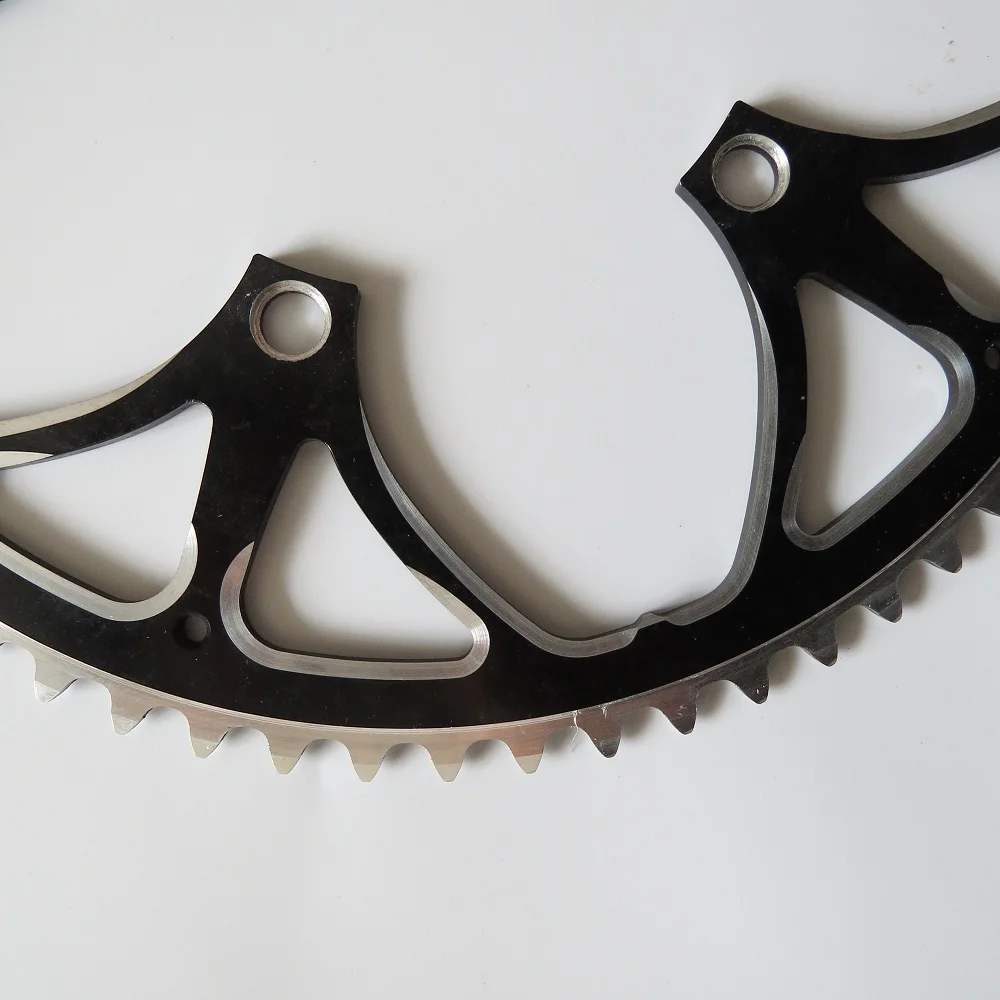 TRUYOU Chain Wheel 130 BCD 65T Aluminum Alloy CNC Road Bicycle Chainring Crankset Folding Bikes Chainwheel Black Single Plate