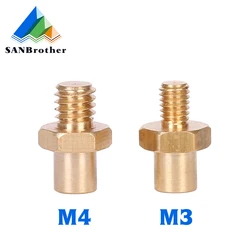 Peças de impressora 3d, m3/m4 sensor de temperatura de rosca termopar tipo k, parafuso de fixação