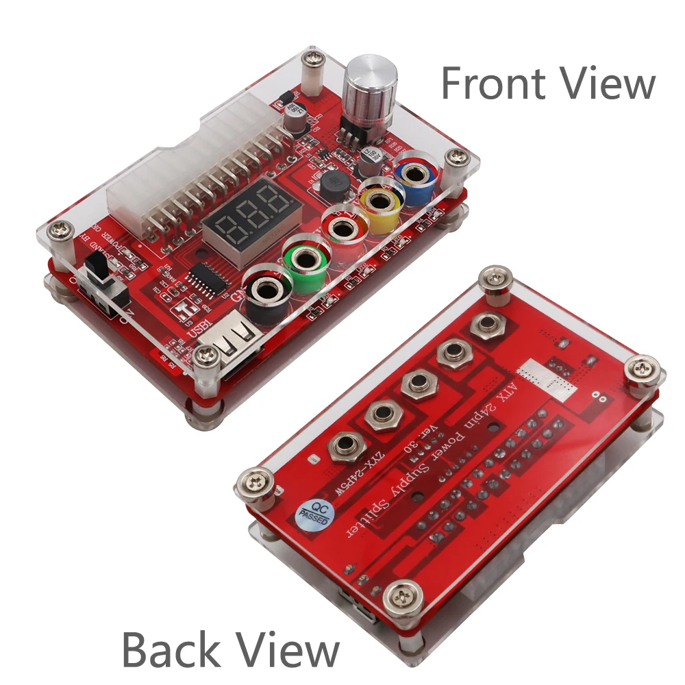 Atx Voeding Breakout Board En Acryl Case Kit