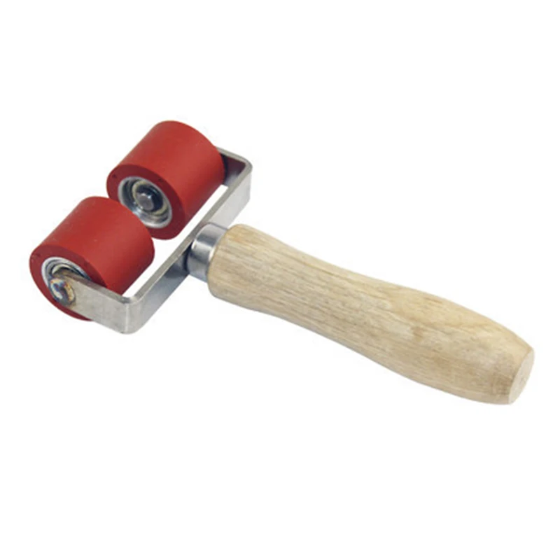 Rolo de pressão de gel de sílica de cabeça dupla de 20mm para pistola de ar quente de pvc acessórios de máquina de solda de membrana de plástico