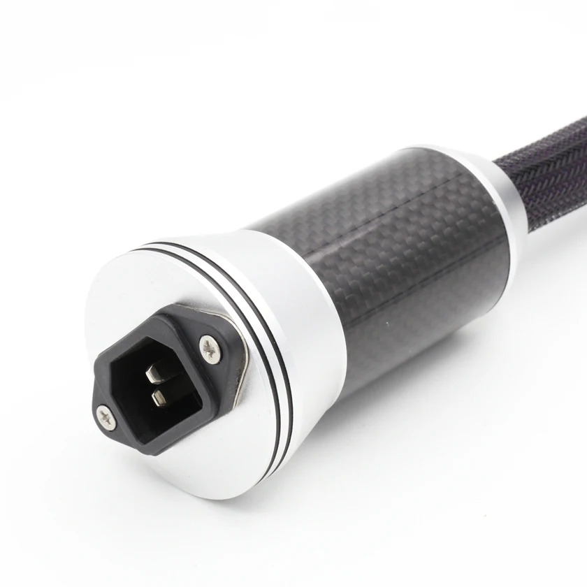 مرحبا نهاية Furukawa Flux-50 تصفية في خط مرشح الطاقة مع FI-50 FI-50R NCF ألياف الكربون الروديوم مطلي موصل التوصيل 30 سنتيمتر 50 سنتيمتر