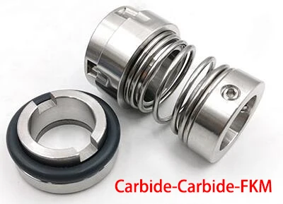 103-85 103-90 103-95 103-100 Carbide FKM Self-Priming Water Pump Single Coil Spring Metal Bellows Shaft Mechanical Seal