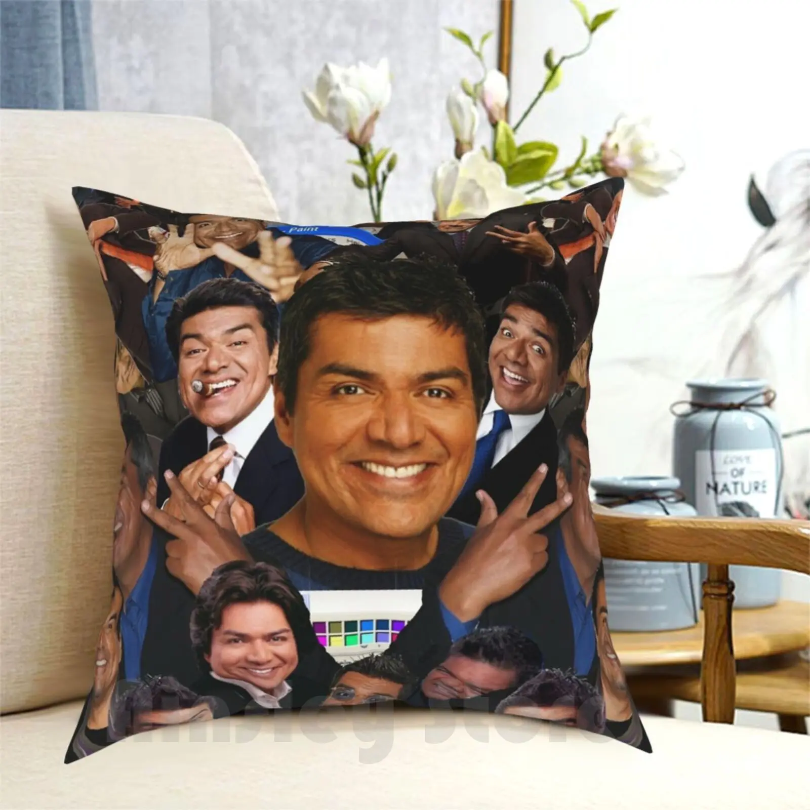 George Lopez 3.0 Pillow Case Printed Home Soft DIY Pillow cover George Tony Lopez Nice Cool Wow Demhunneds Vaporwave