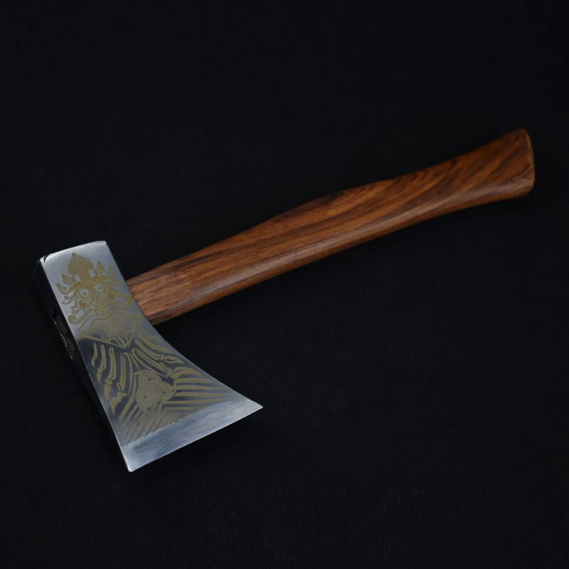 Kitchen household large bone axe longquan hand forged bone-cutting special knife axe ghost hand sharp woodworking one-hand axe