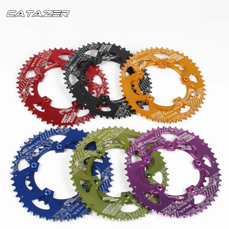 

Bicycle Chain Wheel 110 BCD Oval 50T 35T Double Chain ring 2 Layer Speed Folding Road Bike Ultralight Tooth plate 110BCD