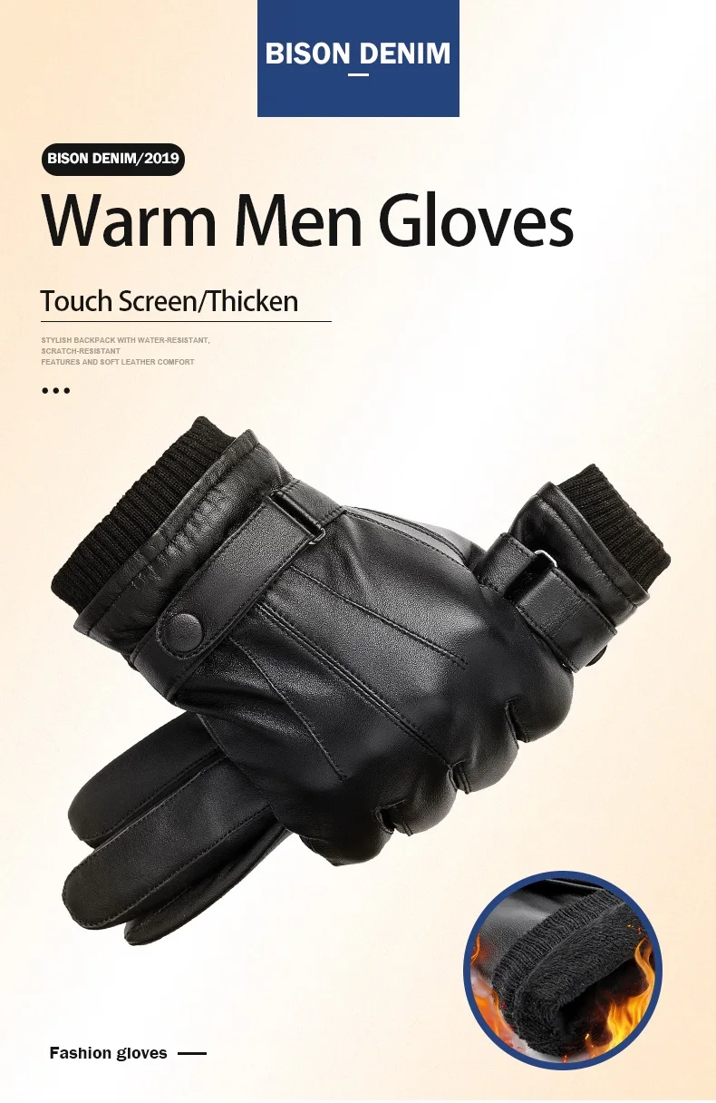 Gants Doublure Cachemire écran Tactile Gants D'hiver Magiques D'hiver Pour Homme, Gants De Travail Chauffants Gant Femme Hiver Cuir