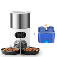 Smart Automatic Dog Cat Feeder 4.5 Liters Dry Food Dispenser Plus 2L Water Feeder Suitable For Small And Medium Pet Smart Feeder