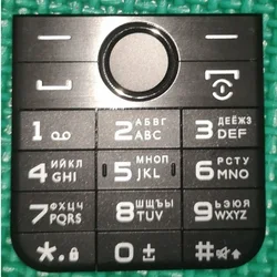 SZWESTTOP-Original Keypads for Xenium CTE580 Mobile Phone,Russian Alphabet, E580 Cellphone