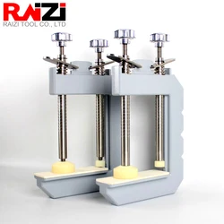 Raizi 2 pcs Stone Mitre Clamp for Granite Marble Slab Stone Countertop 45 Degree Stiching Bench Top Install Tools