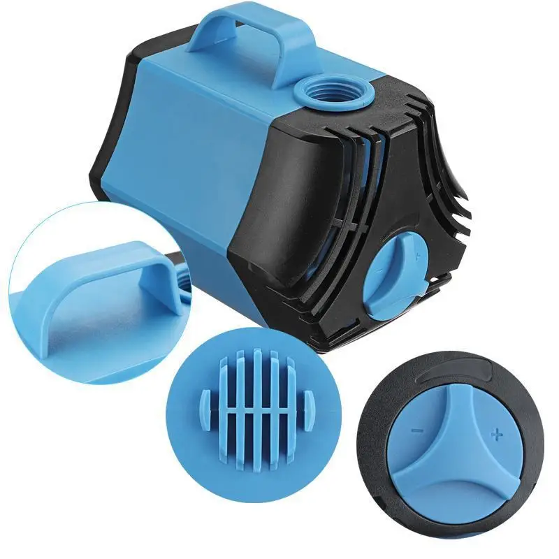 10/20/30/40/50/60W Multifunctional Aquarium Water Pumps Tank Pond Pool Fountain Pump 220V Waterproof Submersible Pond Water Pump