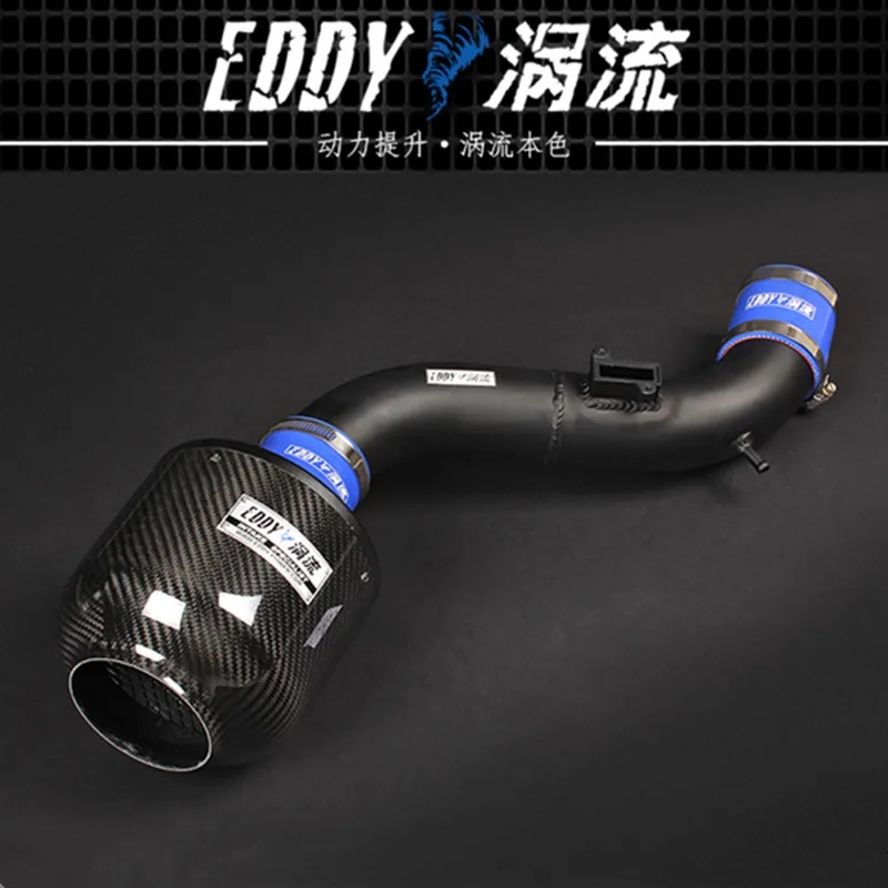 EDDY Intake System Air Intake Pipe & Carbon Fiber Air Filter for Ford Focus Fiesta 1.6T  ST 2013 Car Engine Parts Accessories