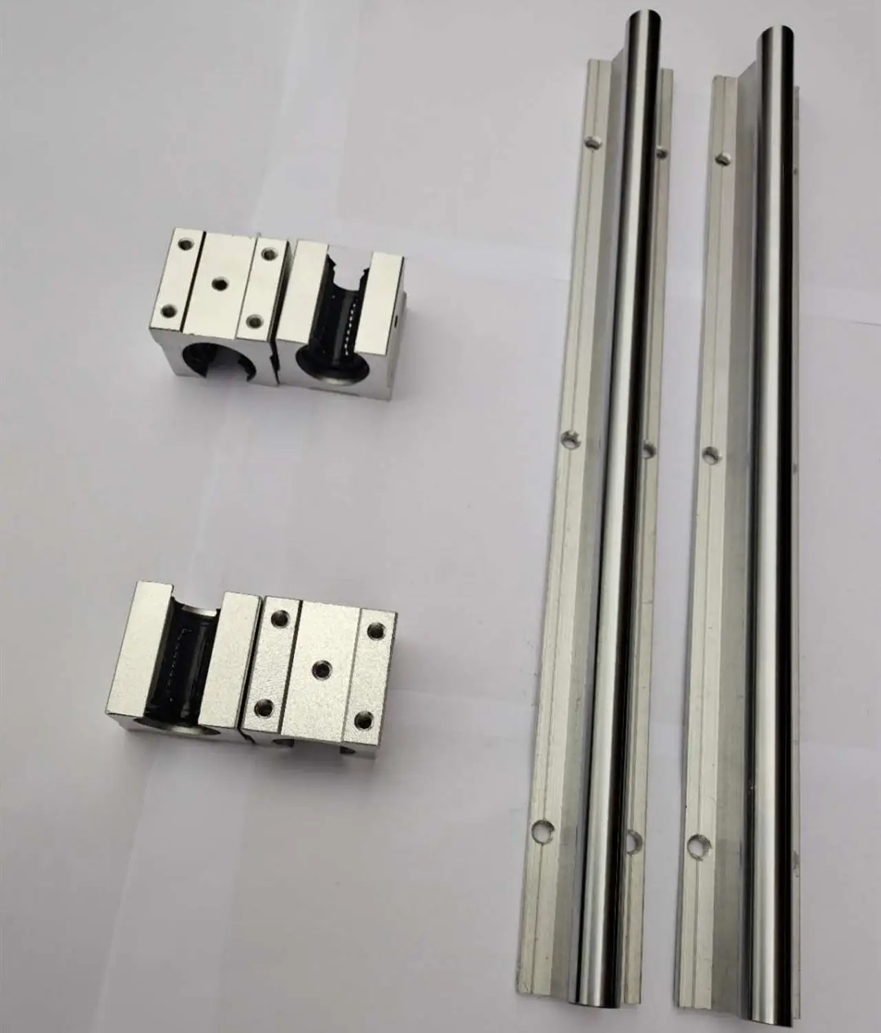 

2Pcs SBR16 Linear Rail Guide 300 400 500 600 1000 1200 1500mm + 4pcs SBR16UU Linear Bearing Block Linear Rail Set