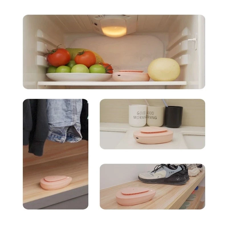 Kuchnia ozonizator oczyszczacz powietrza domowy Mini dezodorujący Usb akumulator oczyszczanie do lodówki przenośna przestrzeń czysty zapach