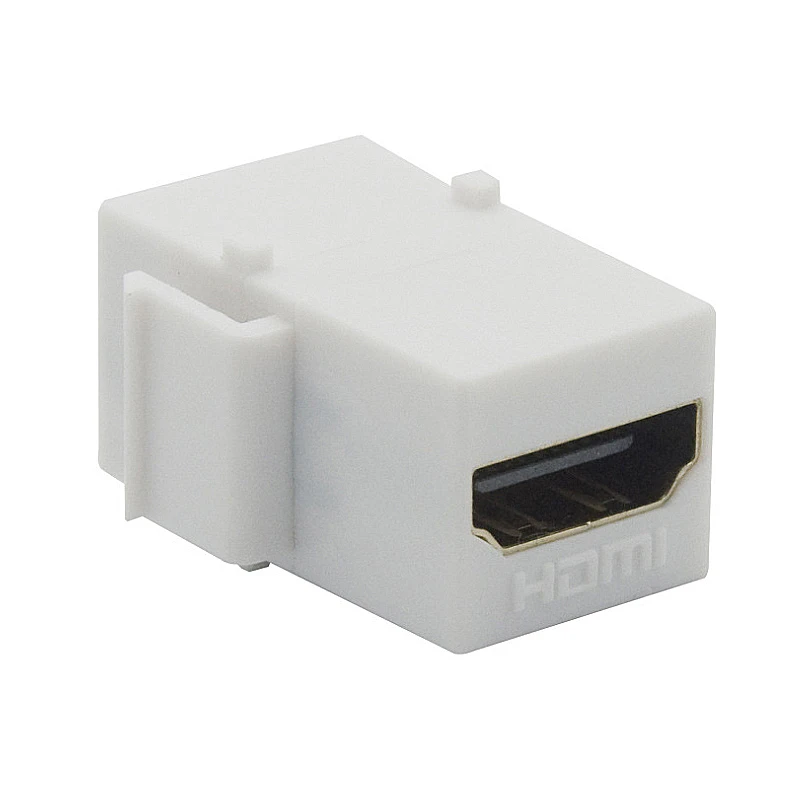 For HDMI Cable Keystone Adapter Female Coupler Socket Insert Connector Suitable For Wall Plate Or Blank Patch Panel