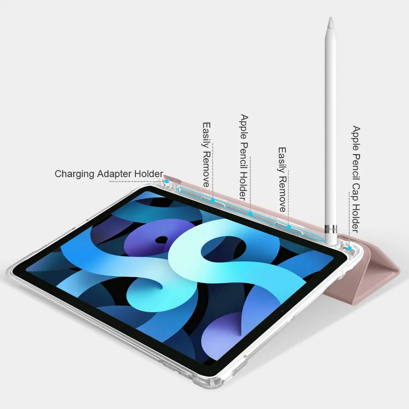 حافظة لجهاز iPad Air 4 2020 حافظة لجهاز iPad Pro 11 M1 حافظة 2021 Funda iPad 10.2 حافظة الجيل 7 8th محفظة Air 3 Mini 5 9.7 5/6th