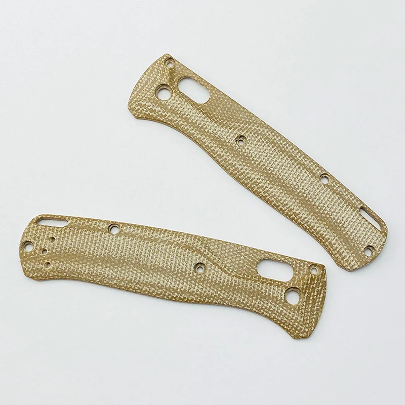 1 paio di materiale Micarta coltello pieghevole bilance manico patch per piroga da banco 535 coltelli fai da te manopole accessori gambo