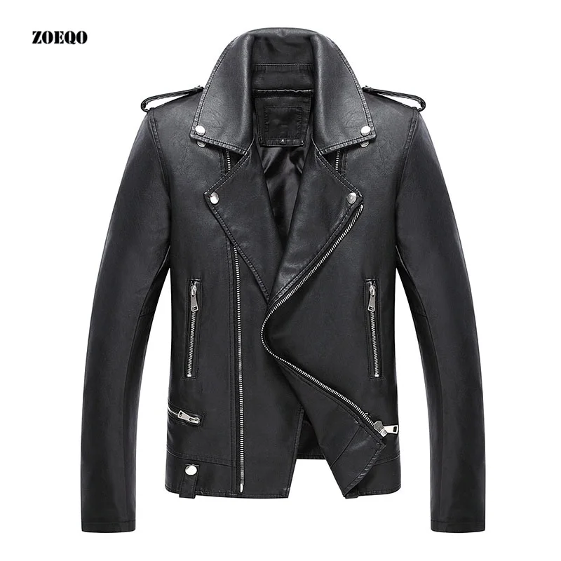 New Arrival Leather & Suede Jackets men Motorcycles Jackets Fashion Men PU Leather coat male chaqueta cuero hombre