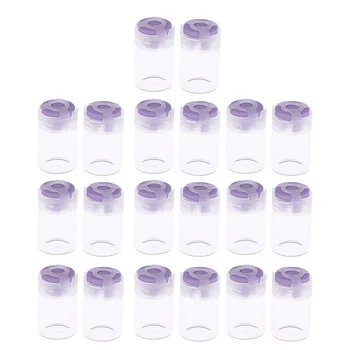 빈 멸균 유리 밀봉 세럼 바이알, 액체 용기, 5ml, 20 개