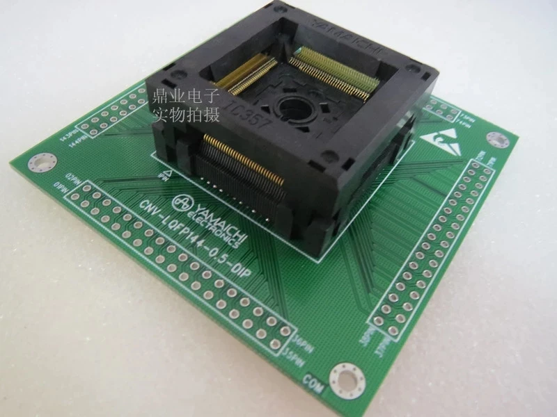 

Оригинальное тестовое сиденье YAMAICHI IC LQFP144/DIP144 STM, адаптер гнезда программатора для записи