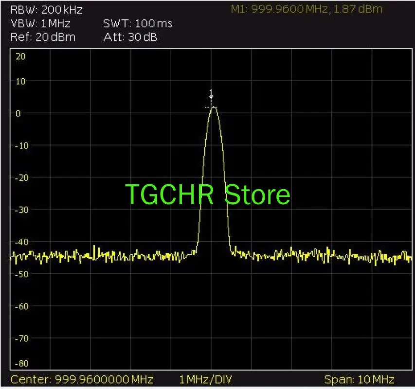 Oscilador controlado por voltaje de microondas 1g RF, VCO, fuente de señal de barrido, generador de señal