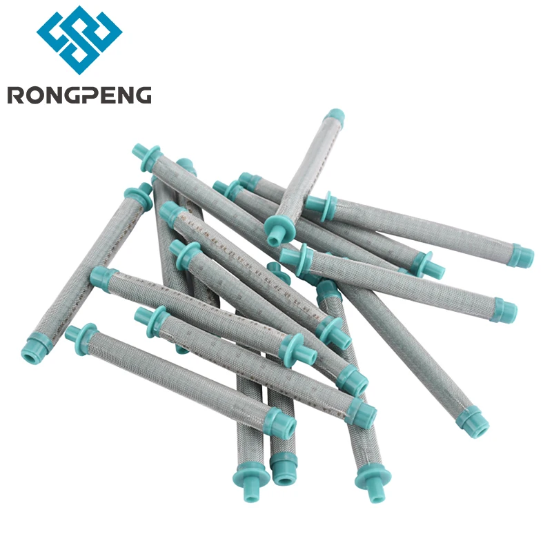 RONGPENG 2/10pcs Professional Airless Paint Gun Filter 60/100 Mesh Airless Gun Sprayer Parts Factory Sale For 818C 821