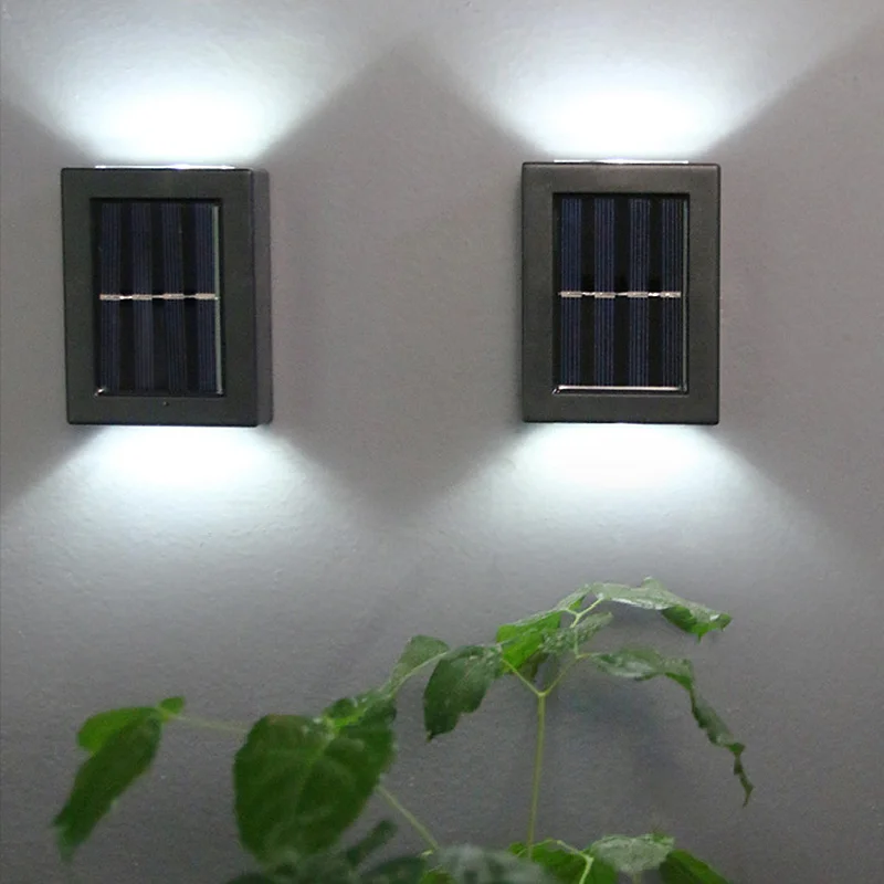 

Уличный Водонепроницаемый светодиодный светильник на солнечной батарее, декоративное освещение для лестницы, забора, коридора, лестницы, двора