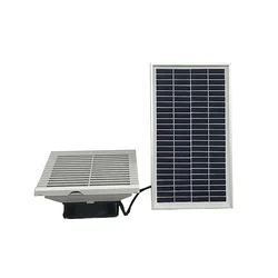 58CFM Solar Wall Fan 7W Solar Cabinet Ventilation And Filtration Exhaust Extrator for Shed Container Tool House