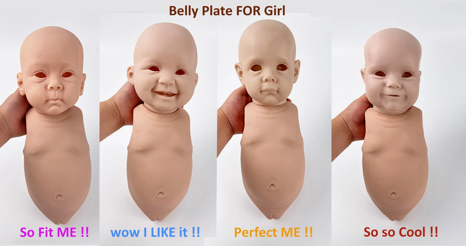 Bebe Reborn Doll Kit  Belly Plate Vinly Body  DIY doll  Kit Parts Doll Accessories