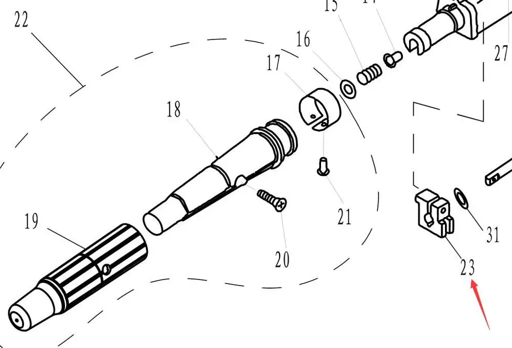 

F4-01090003 Friction for Parsun HDX F2.6 F4 F5 F6A F8 F9.8 F9.9 F15 F25 F15A F20A F40 outboard motor 4-stroke NO.23