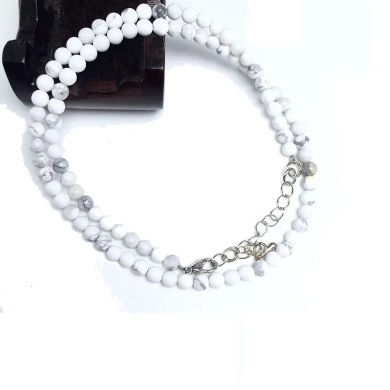 4mm necklace and bracelet dual purpose jewellery Tiger Eye Tourmaline Amazonite Agates crystal quartz 40CM length